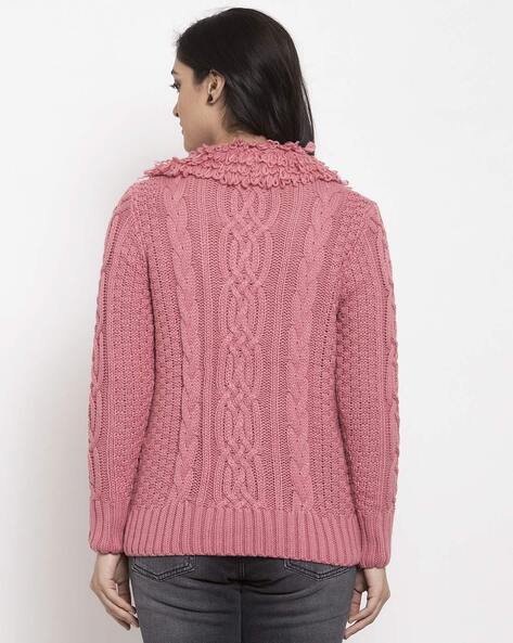 oasis cable cardigan