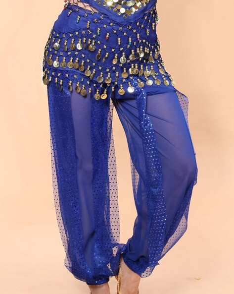 Buy Blue Trousers  Pants for Women by THE DANCE BIBLE Online  Ajiocom