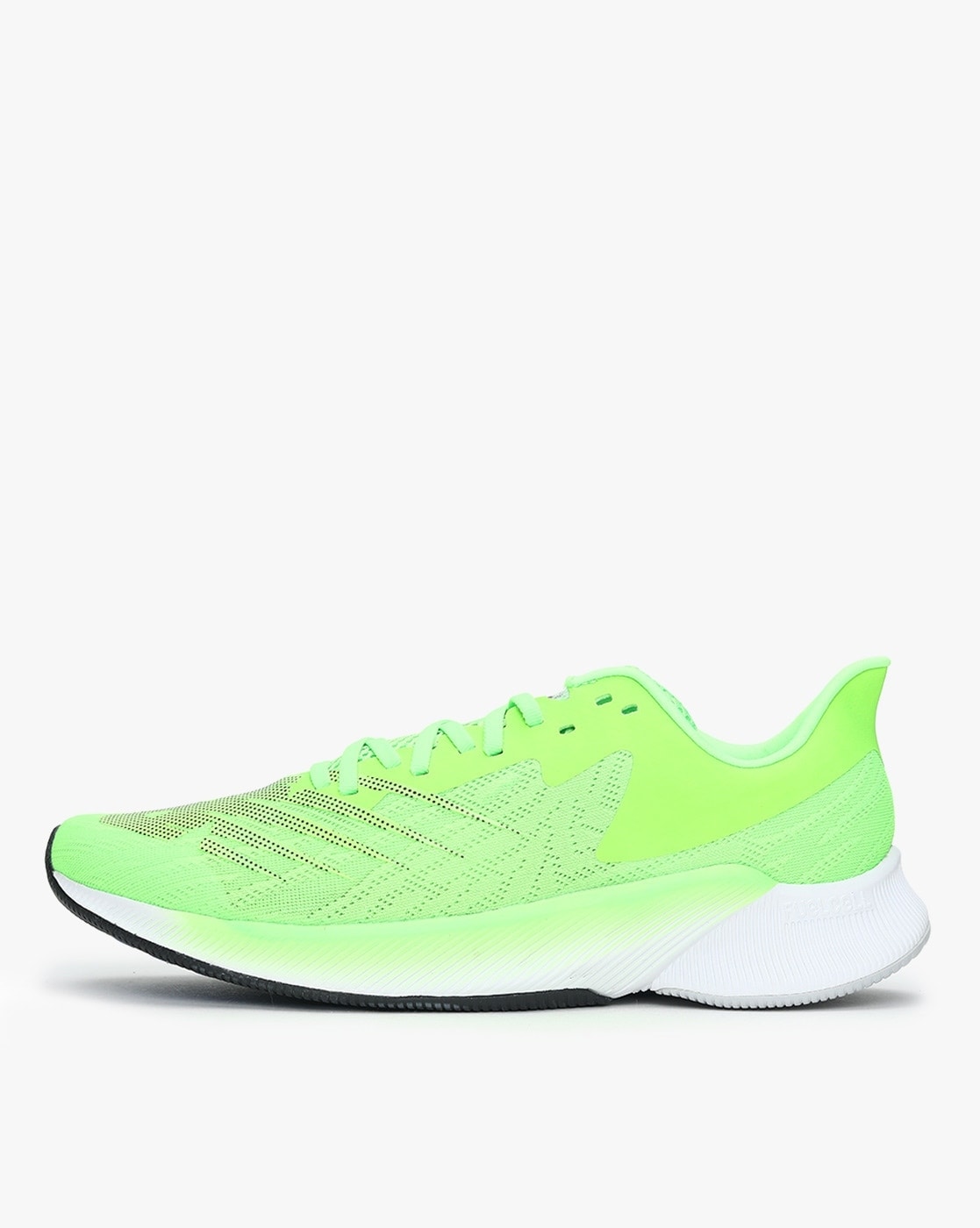 fluorescent green tennis shoes