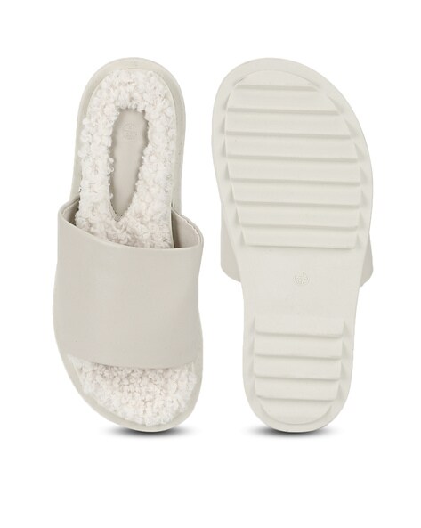 Buy White Flip Flop & Slippers for Women by Truffle collection 