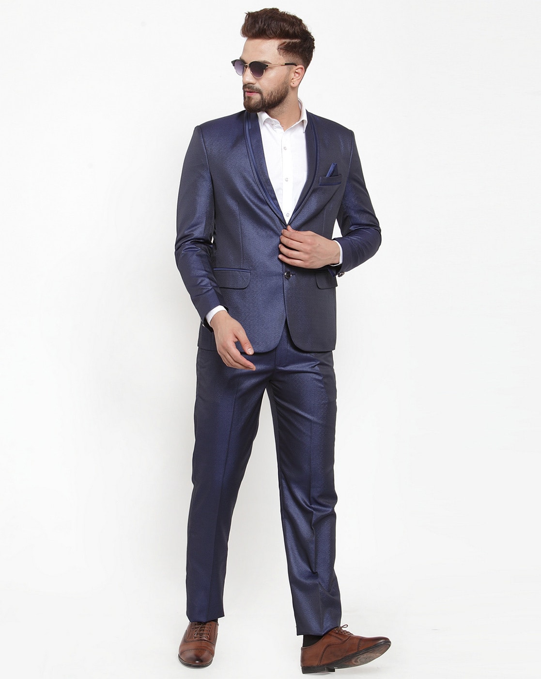 Buy Blue Suit Sets for Men by KLOTTHE Online 