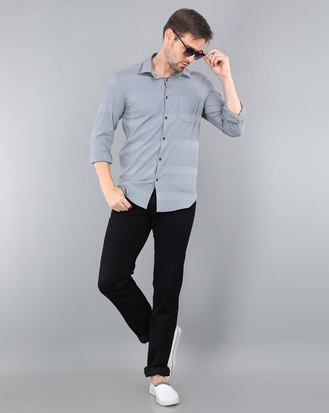 Men outfits ideas men ootd | Black shirt outfit men, Mens business casual  outfits, Shirt outfit men