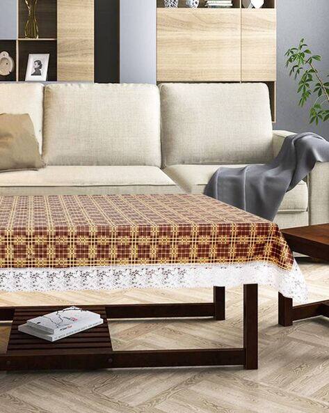Brown Table Covers Runners Slipcovers For Home Kitchen By Stylista Ajio Com Brown Table Covers Runners, 40 X 60 Table Cover