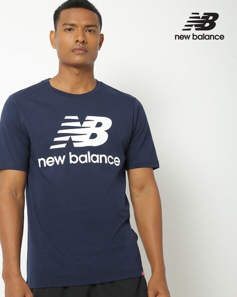 navy blue new balance shirt