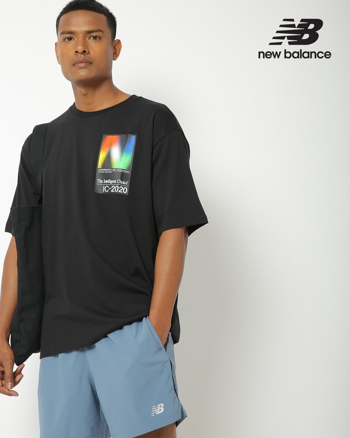 Black Tshirts for Men by NEW BALANCE 