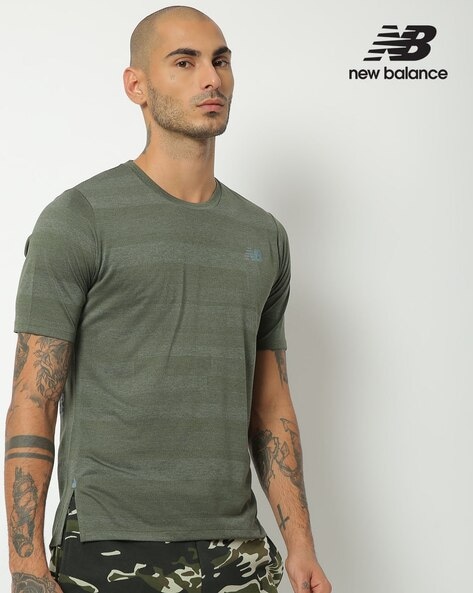 olive green new balance shirt