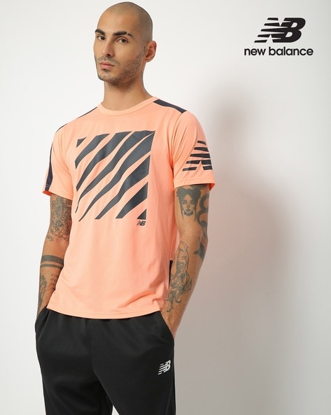 new balance running t shirt mens