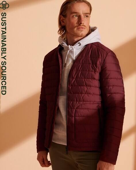 superdry maroon jacket