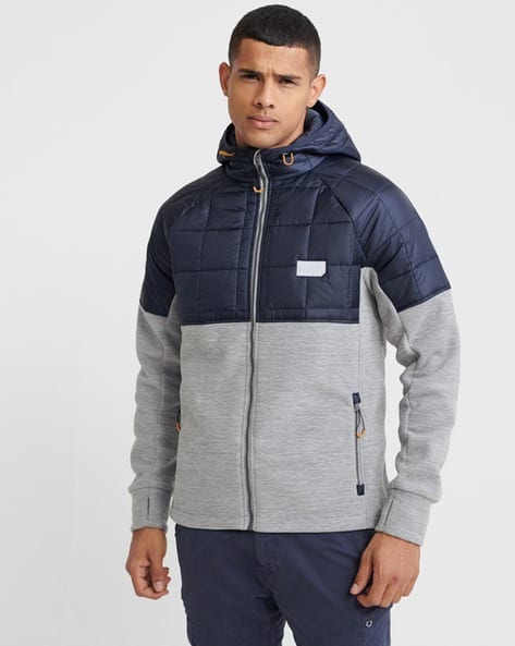 Polar Fleece Hybrid Slim Fit Sweatshirt