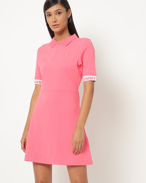 tommy hilfiger women's pink dress