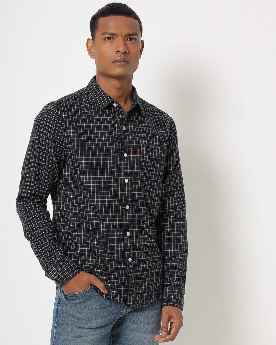 levis checkered shirt