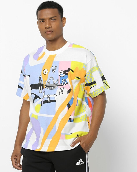 Multicoloured Tshirts Men by Adidas | Ajio.com