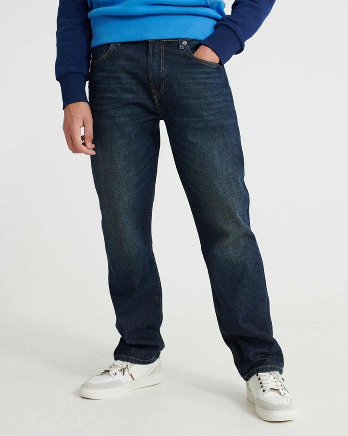 Buy Navy Blue Jeans for Men by SUPERDRY Online