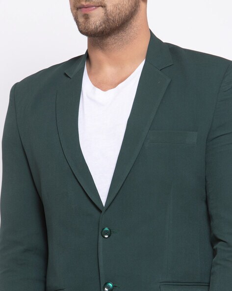 Express Slim Deep Green Knit Suit Jacket | CoolSprings Galleria