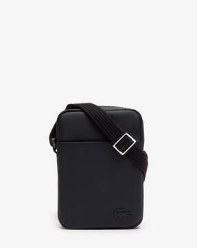 black zip bag
