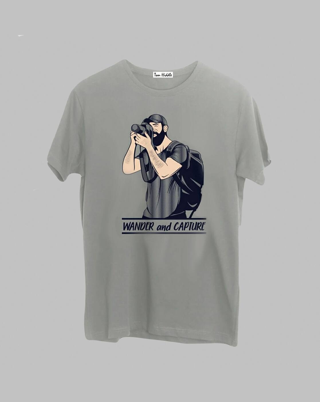 Buy Grey Tshirts for Men by TOM HIDDLE 