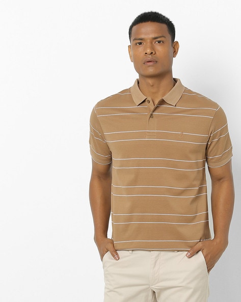 Tan polo t clearance shirt