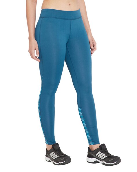 Buy Blue Leggings for Women by URKNIT Online