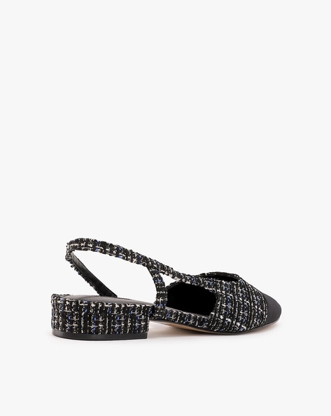 Dune tweed online sandals