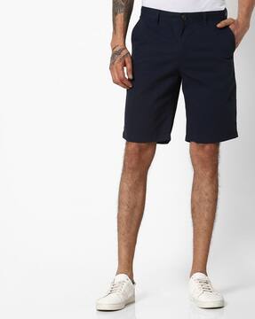 navy blue khaki shorts