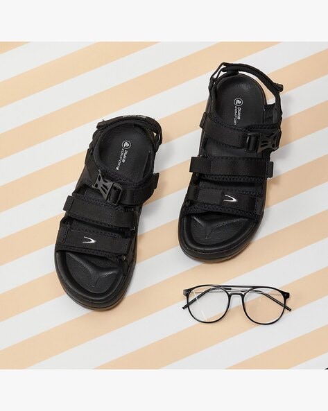 Buy Black Sandals for Men by DUKE Online Ajio