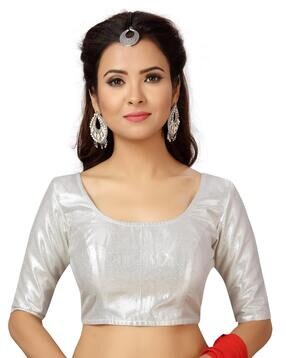 low cut blouse online shopping