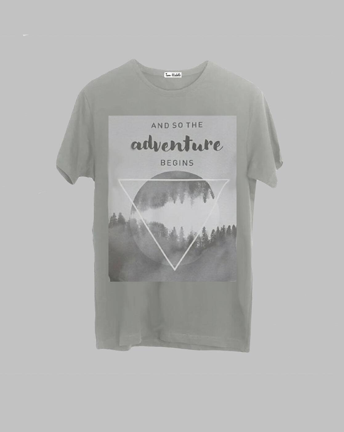 Buy Grey Tshirts for Men by TOM HIDDLE 