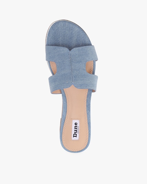 Buy Blue Flat Sandals for Women by Dune London Online Ajio