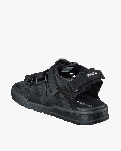 Buy Black Sandals for Men by DUKE Online Ajio