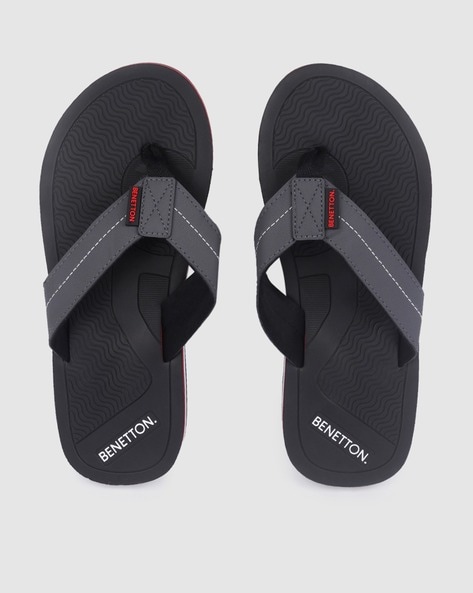 United colors of benetton cheap men's flip flops thong sandals