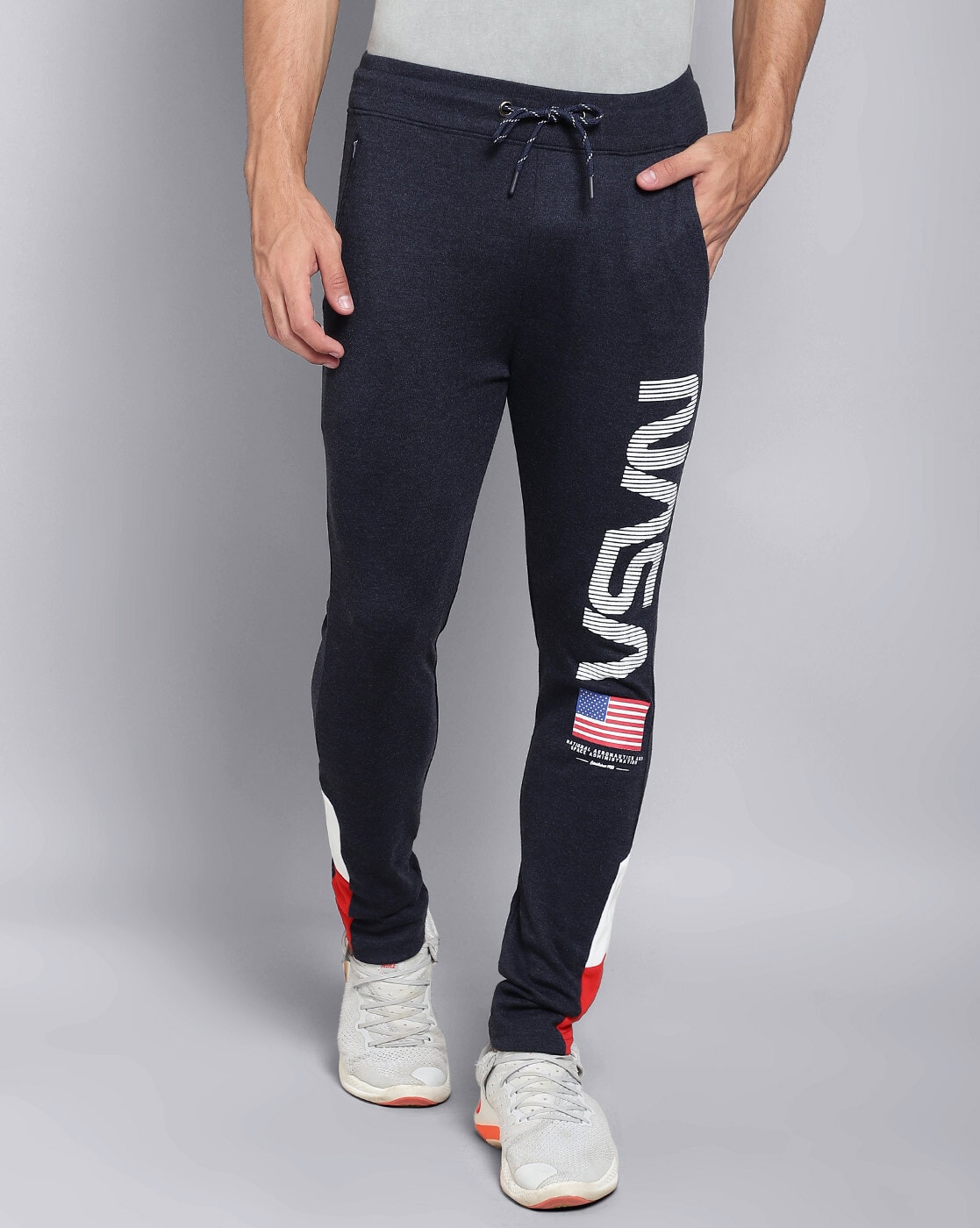 Buy Celio Men White Solid NASA Joggers  Track Pants for Men 9981819   Myntra