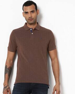 brown polo outfit for men