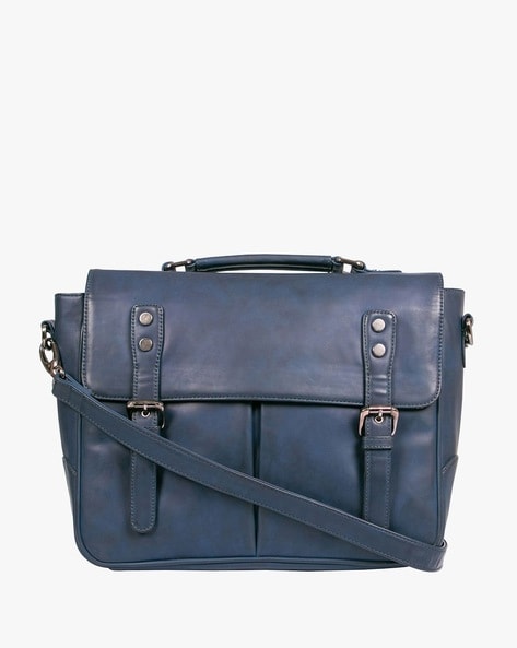 Buy Black Laptop Bags for Men by EUME Online | Ajio.com