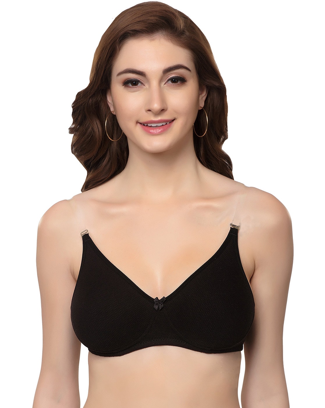 Buy SPIRIT BEAUTY Six Straps Slip on Bra with Light Padded (Pack of 3)  Online at Best Prices in India - JioMart.