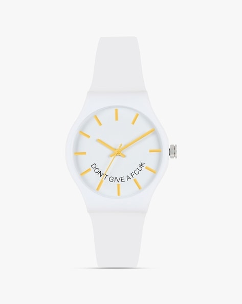 white wrist watch