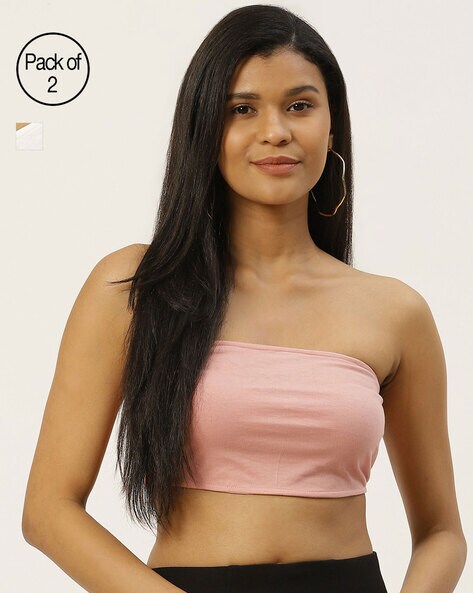 Pack of 2 Cropped Tube Tops