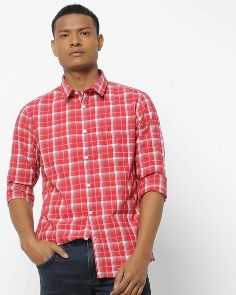 Indian terrain red outlet shirt