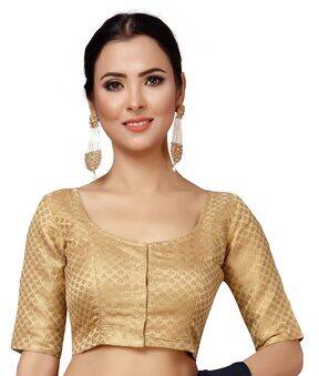 Buy Gold Blouses for Women by Studio Shringaar Online | Ajio.com