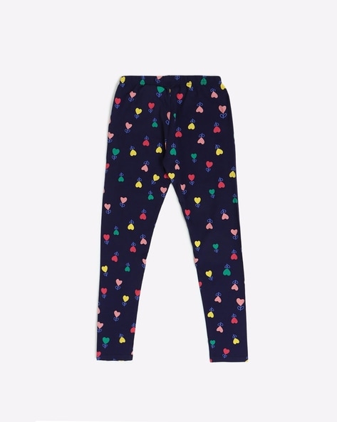 Buy Navy Blue Leggings for Girls by RIO GIRLS Online