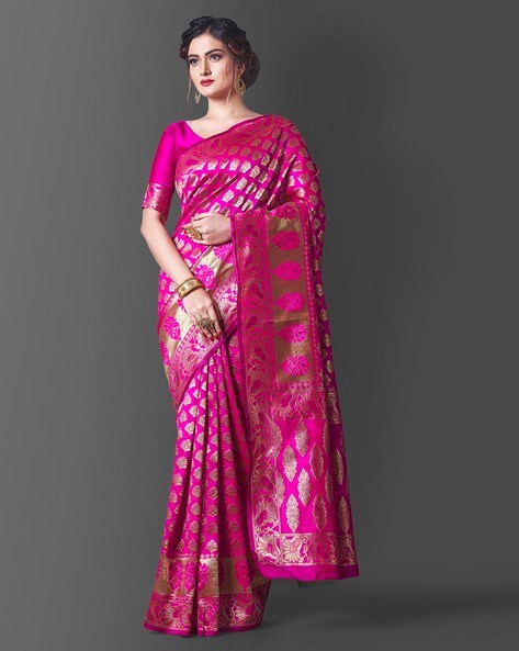 Buy Pink Sarees for Women by Choiceit Online