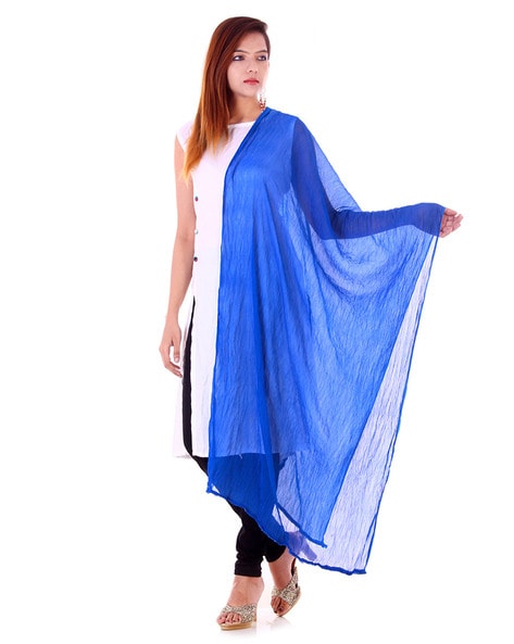 Textured Chiffon Dupatta Price in India