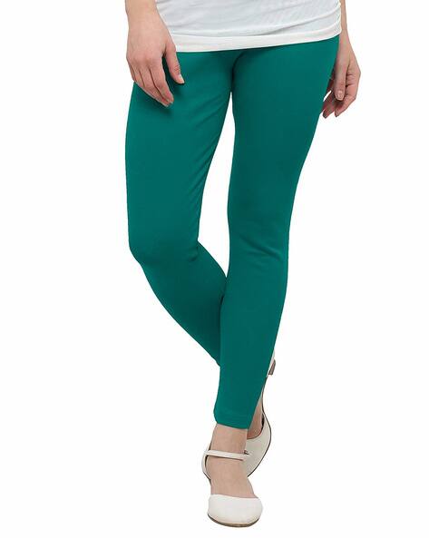 Buy Blue Leggings for Women by N-Gal 