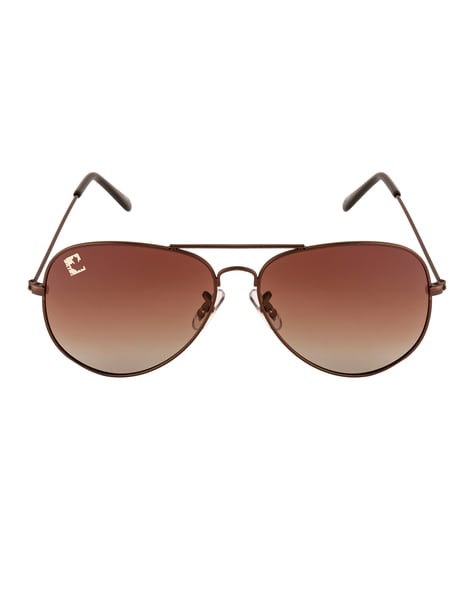 Buy Adam Jones Premium Brown Gradient Aviator Unisex Sunglasses for Men and  Women (Metal Frame with Temple Guard + Gradient Lens) at Amazon.in