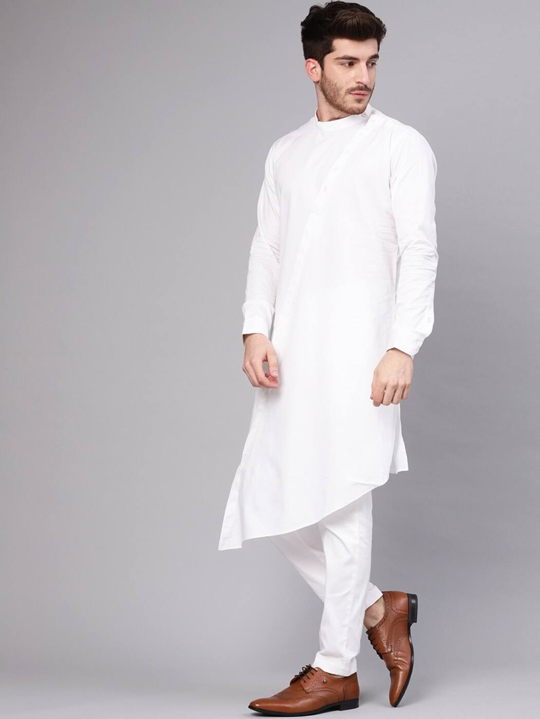 Buy White Kurtas for Men by See Designs 