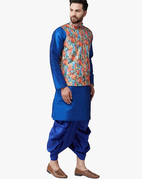 nehru jacket with dhoti