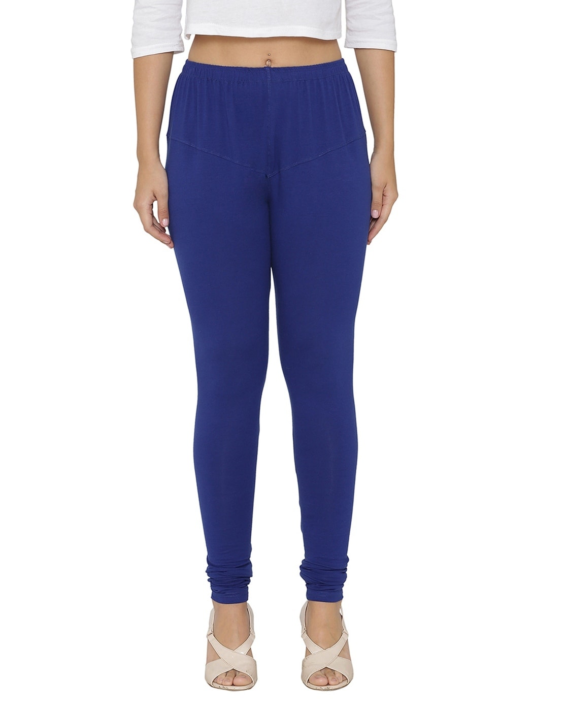 Buy Blue Leggings for Women by N-Gal Online