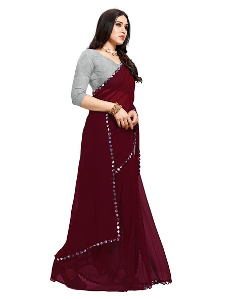 Sana Silk Satin Silk Maroon Saree With Blouse Next Day Dispatch×Sarees ×Women×Cotton×Silk×Silk×Dailywear×Banarasi×Sarees for Summers×Solid Sarees×Bridal  Store×Sadabahaar Black Sarees×Kutis & Sarees×Partywear Sarees×White Sarees×Yellow  Sarees×Organza ...