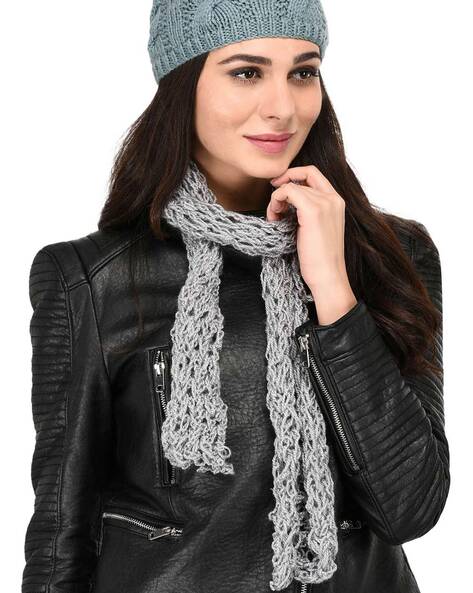 Long Finger Knitted Woolen Scarf Price in India