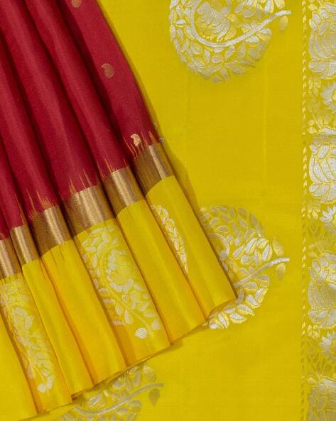 Silk Saree Collection at Pothys | Check out this yellow and … | Flickr