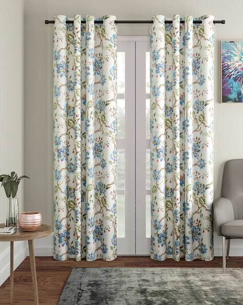 Blue Curtains Accessories For, Blue Print Curtains